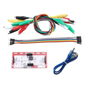 1 комплект для Модуля Контроллера Makey Main Control Board DIY Kit с Зажимом для USB-кабеля Makey для Практичных Детских Подарков Изображение