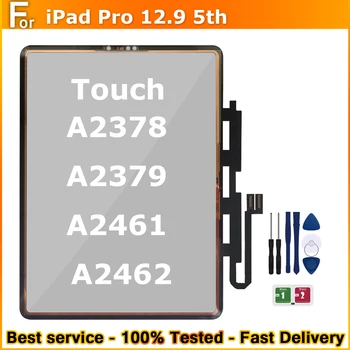 100% Сенсорный экран для iPad Pro 12,9 5-го ПОКОЛЕНИЯ A2378 A2379 A2461 A2462 замена дигитайзера с сенсорным экраном + Инструменты Изображение