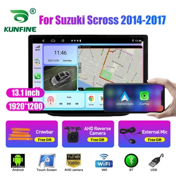 13,1-дюймовое автомобильное радио для Suzuki Scross 2014-2017 Автомобильный DVD GPS Навигация Стерео Carplay 2 Din Центральная мультимедиа Android Auto Изображение