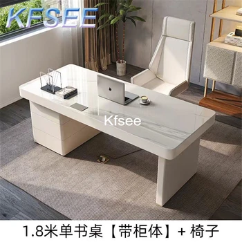 180 см длина со стулом Prodgf 1шт Комплект Офисный стол God Kfsee Boss со стулом Изображение