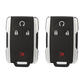 2X Автомобильный 315 МГц 4-Кнопочный Брелок Smart Remote Key Для Chevrolet Silverado Colorado GMC Sierra 2014-2018 FCC M3N-40821302 Изображение