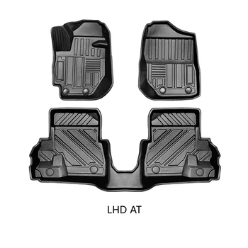 3D TPE LHD RHD Напольный Автомобильный Коврик Для Suzuki Jimny 2019-2022 JB74 64 Автомобильный Коврик Для Ног Черный Напольный Вкладыш, Окруженный Ковром 4x4 Аксессуары Изображение