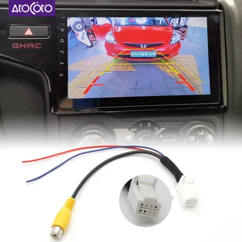 8-контактный адаптер RCA Соединительный кабель-преобразователь для Honda Fit 2019 от монитора GHAC 360 до парковочной камеры заднего вида Изображение