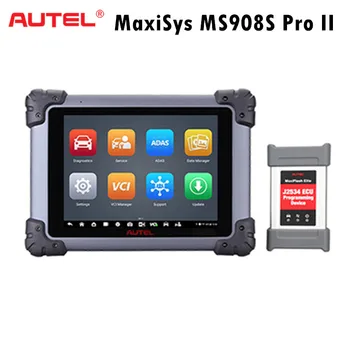 Autel MaxiSys MS908S Pro II Диагностический Сканирующий инструмент Обновлен до MK908P / MS Elite / MS908S Pro ECU Для программирования и кодирования 36+ услуг Изображение