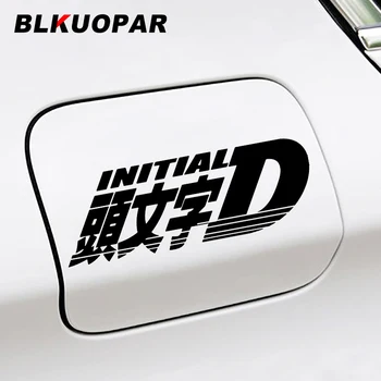 BLKUOPAR Initial D С персонажами японского аниме, автомобильные наклейки, водонепроницаемая солнцезащитная наклейка на окна, Багажник, шлем, украшение для мотоцикла Изображение