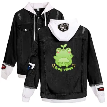 Froggycrossing 2D Джинсовая куртка South Side Serpents Уличная одежда Топы Женские Harajuku Джинсовая одежда Женская Изображение