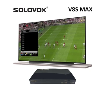 SOLOVOX V8S MAX Спутниковый ТВ Декодер Поддержка USB WiFi Xtream H.265 V8SMax Замена V8S Plus CAJA NEWCAMD CCCAMD Gvie 12M Сервис Изображение