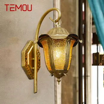 TEMOU Современный стиль Настенный светильник внутри Креативная простота Бра Светодиодный Светильник Декор для дома Прикроватная тумбочка для спальни Изображение