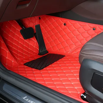 YOTONWAN изготовленный на заказ кожаный автомобильный коврик для Suzuki Всех моделей Vitara jimny Swift SX4 2007 2010 2011 автоаксессуары для стайлинга автомобилей Изображение