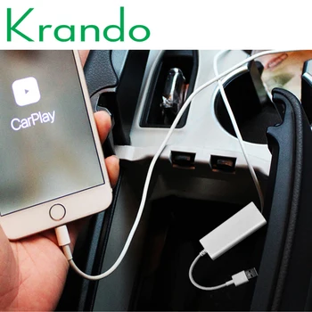 krando USB Smart Link Apple CarPlay Dongle для Android Навигационного Плеера Mini USB Carplay Stick с Android Auto carplay USB Изображение