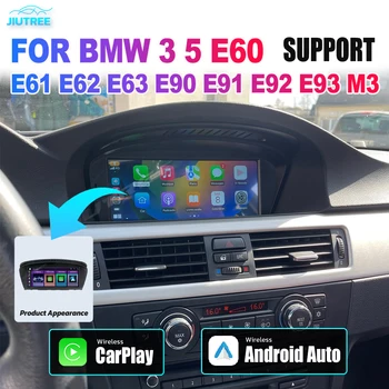 Автомагнитола Linux для BMW 3-5 Серии E60 E61 E62 E63 E90 E91 E92 E93 M3 Мультимедийный плеер беспроводной carplay Android auto GPS radio Изображение