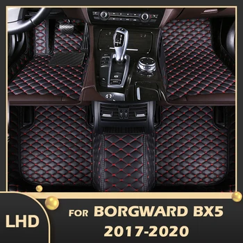 Автомобильные коврики для Borgward BX5 2017 2018 2019 2020 Пользовательские автомобильные накладки для ног Автомобильные ковровые покрытия Аксессуары для интерьера Изображение