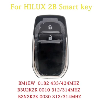 Автомобильный ключ BaoJiangDd Подходит для Toyota HILUX 2 кнопки Smart Remote key FCC ID: B3U3K3K/0010 B2N2K2K/0030 BM1EW/0182 Бортовой номер Изображение