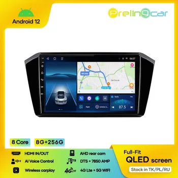 Автомобильный плеер Android 12.0 DTS Sound для Volkswagen Passat B8 Навигация Мультимедиа радио 4G WIFI 8 Core 2Din стерео Bluetooth GPS Изображение