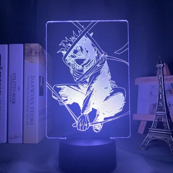 Аниме 3d лампа Aizawa My Hero Academia для домашнего декора, подарок на День рождения, манга Гаджет My Hero Academia Shota Aizawa Light Изображение