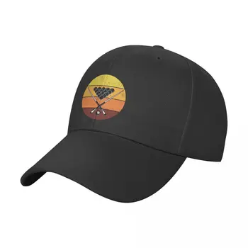Бильярдный кий для игры в бильярд Спортивная винтажная кепка в стиле ретро Sunset, бейсбольная кепка, значок в виде шляпы, мужская кепка, женская Изображение