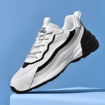 Весна 2023, Новые мужские кроссовки, кроссовки для бега, модный бренд, кроссовки для бега, Дышащие кроссовки с низким берцем, мужская спортивная обувь на открытом воздухе. Изображение