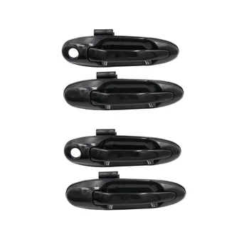 Для Land Cruiser LC100/LX470 98-07 Автомобильные передние задние левые и правые наружные дверные ручки (черные) Изображение