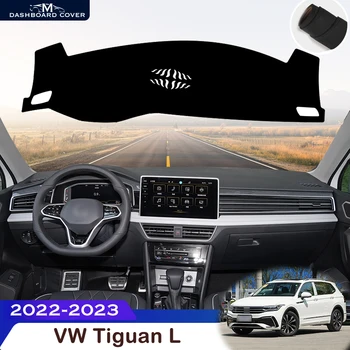 Для Volkswagen VW Tiguan L 2022-2023 Приборная Панель Автомобиля Избегайте Освещения Накладкой Приборной Платформы Крышка Стола Защитный Коврик Приборная Панель Ковер Изображение