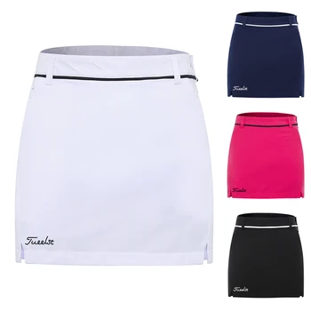 Женская юбка для гольфа, летняя модная спортивная одежда для гольфа, быстросохнущая дышащая короткая юбка для дам, юбки для гольфа Изображение