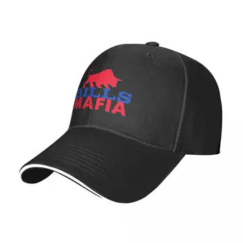 Классическая бейсбольная кепка Bills Mafia, черные кепки, бейсболки для женщин и мужчин Изображение