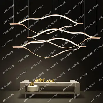 Креативная Люстра Неправильной Овальной формы Легкие Роскошные Лампы для украшения гостиной, лобби, клуба Изображение