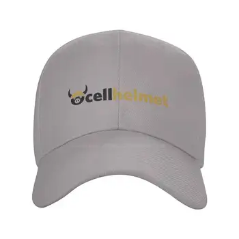 Модная качественная джинсовая кепка с логотипом Cellhelmet, Вязаная шапка, бейсболка Изображение