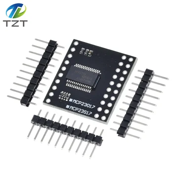 Модуль последовательного интерфейса TZT MCP23017 IIC I2C SPI MCP23S17 С Двунаправленными 16-битными Контактами Расширения ввода-вывода 10 МГц Модуль последовательного интерфейса Изображение