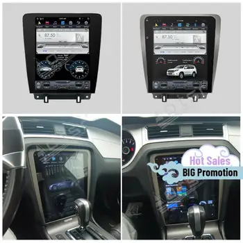 Мультимедийный стереоплеер Android Tesla Carplay с экраном 128 ГБ для Ford Mustang 2009 2010 2011 2012 2013 2014 GPS-приемник головного устройства Изображение