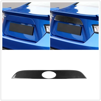 Накладка на заднюю дверь багажника из углеродного волокна Для Subaru BRZ и Toyota 2013 2014 2015 2016 2017 2018 2019 2020 Изображение