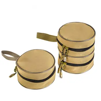 Одно-/ двухъярусная сумка для рыболовной катушки, защитный чехол, сумка для рыболовных снастей, контейнер для барабана / спиннинга / плота, сумка для катушки. Изображение