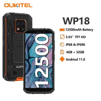 Оригинальный Oukitel WP18 12500mAh IP68 Прочный Смартфон 5,93 