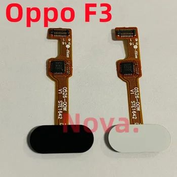 Отпечаток Пальца Для OPPO F3 Plus Разъем Кнопки Home Гибкий Кабель Датчика Для Мобильного Телефона Изображение