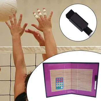 Планшет для тренировок по волейболу с портативным маркером для тренеров Изображение