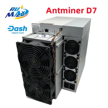 Подержанный Antminer D7 bitcoin asic miner Machine Dash Crypto Mining Asic Miner Bitmain С блоком питания Изображение