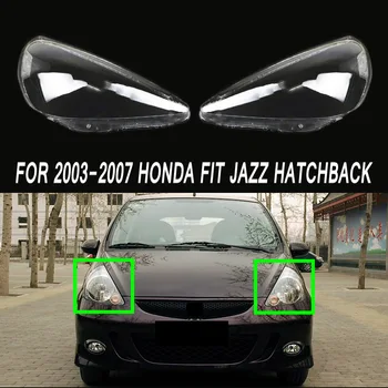 Подходит для 2003-2007 Honda Fit Jazz хэтчбек Прозрачная крышка фары Объектив Замена автомобильных запчастей Изображение