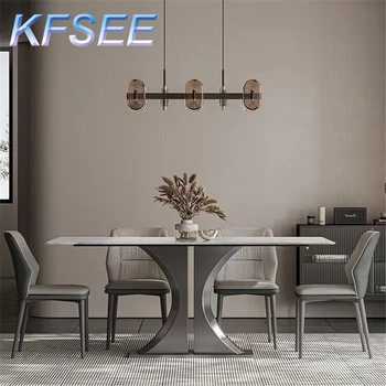 Роскошный обеденный Стол Prodgf длиной 180 см для дома Kfsee Изображение