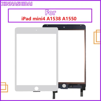 Сенсорный Экран Для iPad Mini 4 2015 A1538 A1550 Для iPad Mini 4 2015 A1538 A1550 Сенсорный Экран Дигитайзер Стекло Запасные Части Изображение