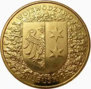 Серия государственных денег Польши 2004 года-Памятная Монета Любской губернии в 2 Злотых Unc27mm Изображение