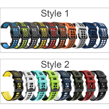 Силиконовый Ремешок Для Amazfit GTR 4/3 Pro/GTS Mini Watch Band Bip 3/S U Сменный Браслет Аксессуары для браслетов Изображение