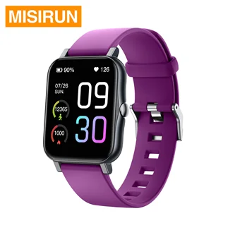 Смарт-часы MISIRUN, умные часы с экраном для телефонов Android и iOS, совместимый фитнес-трекер с частотой сердечных сокращений, сном, содержанием кислорода в крови Изображение