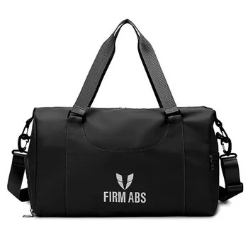 Спортивная сумка для мужчин и женщин, сумка для фитнеса, дорожная спортивная сумка, водонепроницаемые сумки для плавания, сухие влажные сумки на плечо, спортивный рюкзак для йоги Изображение