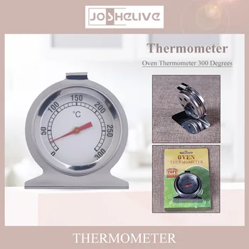 Термометр для духовки 0-300 градусов Цельсия, простые в использовании кухонные инструменты, термометр Из нержавеющей стали, Кухонный термометр Высотой 7 см Изображение