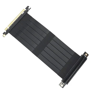 Удлинитель видеокарты PCI-E 3.0 16X PCIE X6-X16 Для вертикальной установки Внешний кабель-адаптер видеокарты Изображение