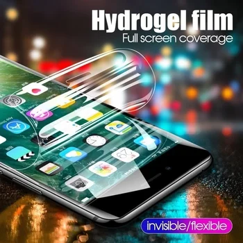 Ультратонкая Гидрогелевая Пленка для Защиты Экрана iPhone 11 Pro Max XS XR X 8 7 6 6S Plus Screen Protector Nano Liquid Cover Без Стекла Изображение