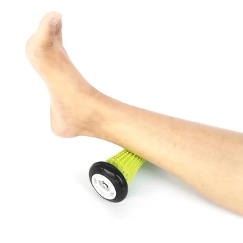 Фитнес-роликовый массаж Пяточного свода, облегчающий боль при фасциите стоп роликовым валиком, многофункциональный для спины, ног, рук, Йога, фитнес-упражнения Изображение